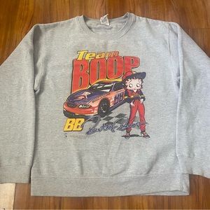 Betty boop crewneck “team boop”